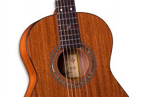 Travel Size Solid African Mahogany Electric