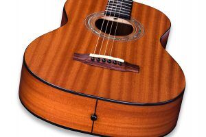 Travel Size Solid African Mahogany Electric