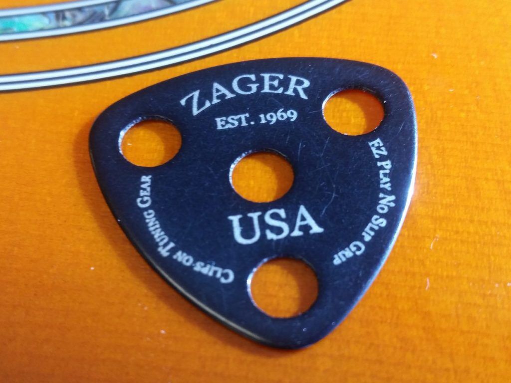 A year’s worth of Zager Pro Carbon guitar picks