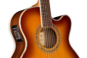 ZAD900CE Solid Spruce/Rosewood Acoustic Electric AURA Smaller “OM” Size Tobacco Sunburst BOGO
